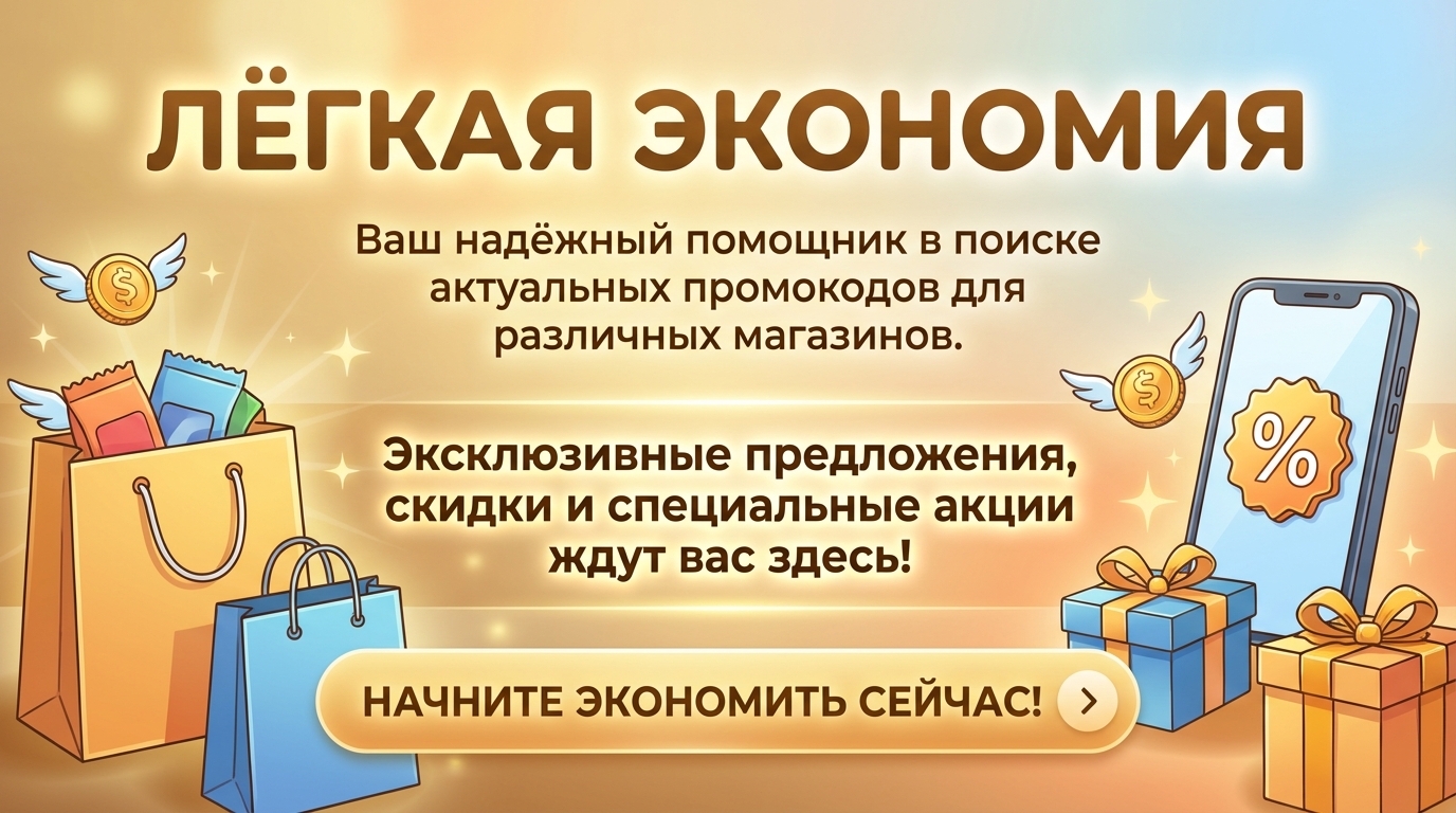 Промокоды и скидки до 70%